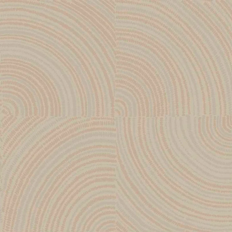 Textilní tapeta se strukturálním geometrickým vzorem ALENTOURS - BEIGE ORANGE béžová oranžová