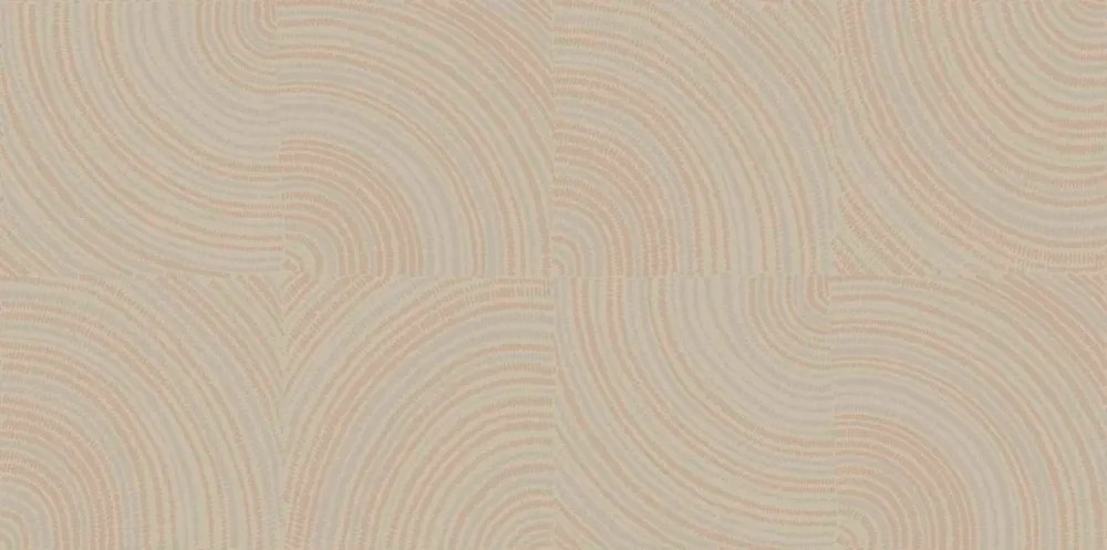 Textilní tapeta se strukturálním geometrickým vzorem ALENTOURS - BEIGE ORANGE béžová oranžová