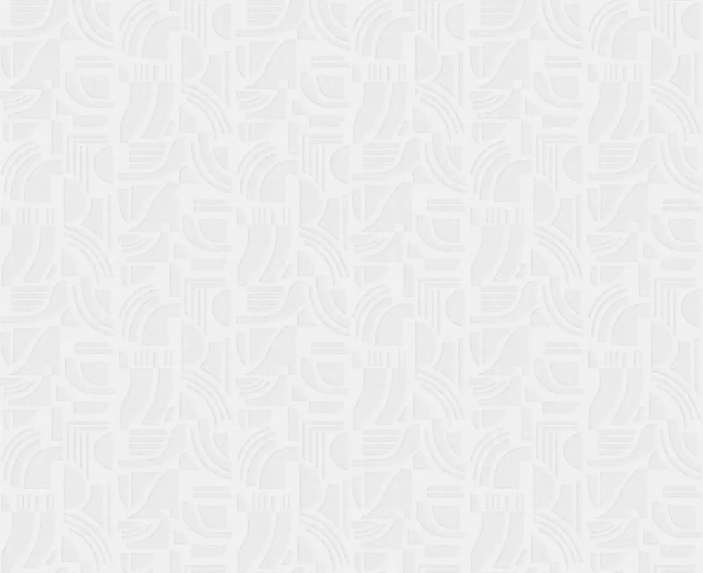 Textilní tapeta se strukturovaným geometrickým vzorem LINSOLITE - BLANC bílá