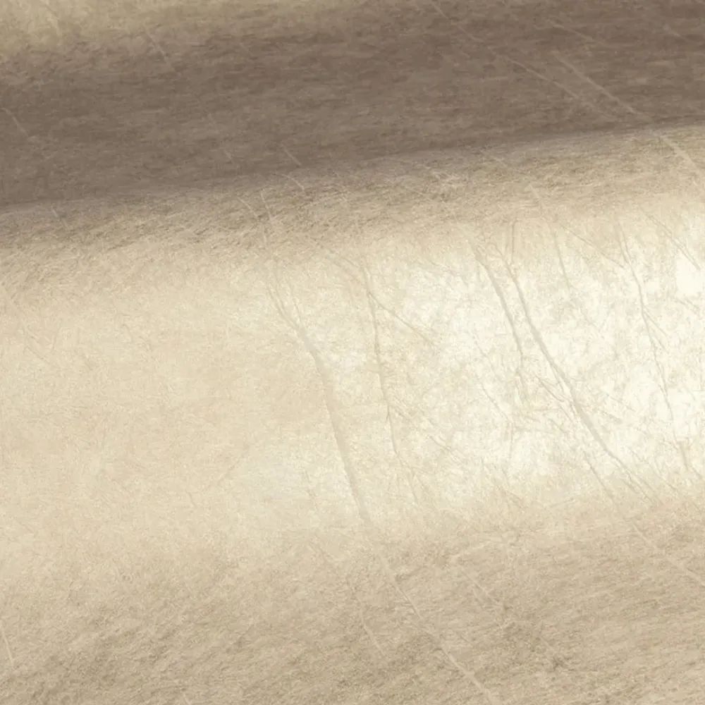 Textilní tapeta se strukturovaným metalickým povrchem řasením OXEA - SABLE PLATINE písková platina