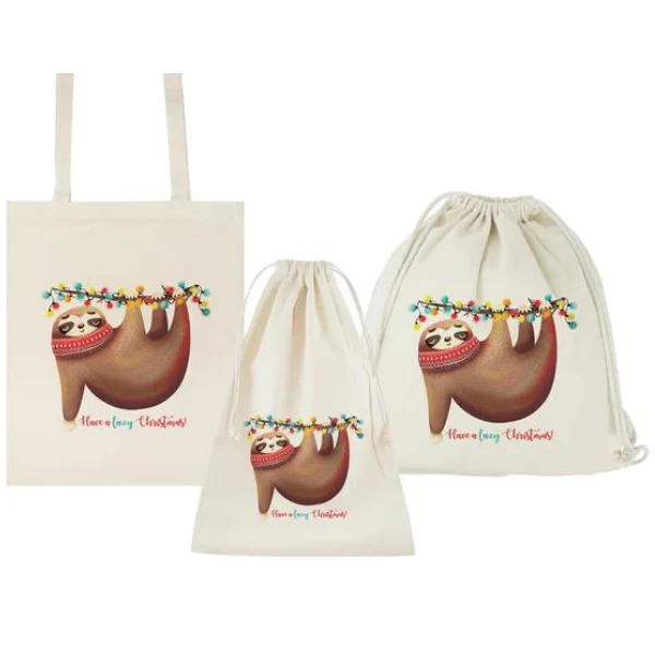 Vánoční sada BAG BACKPACK SLOTH BAG