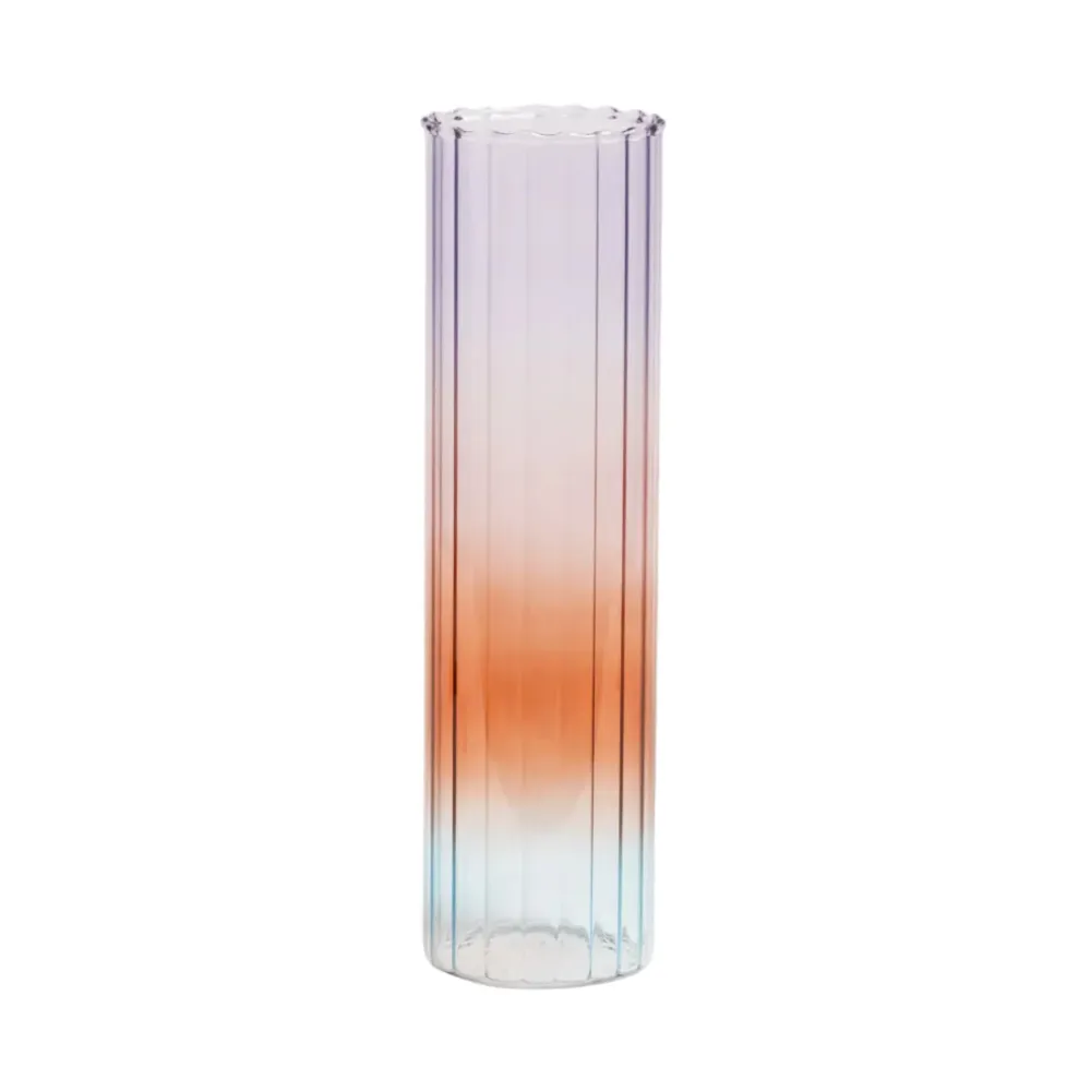 Váza GRADIENT fialová s oranžovou