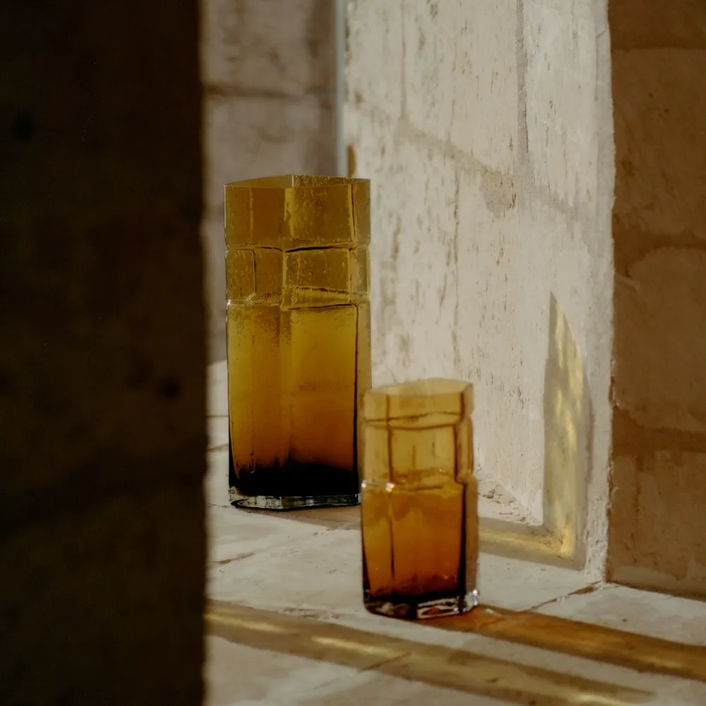 Váza Muro, Small, Amber