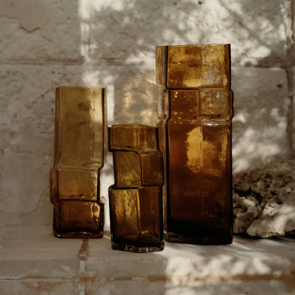 Váza Muro, Small, Amber