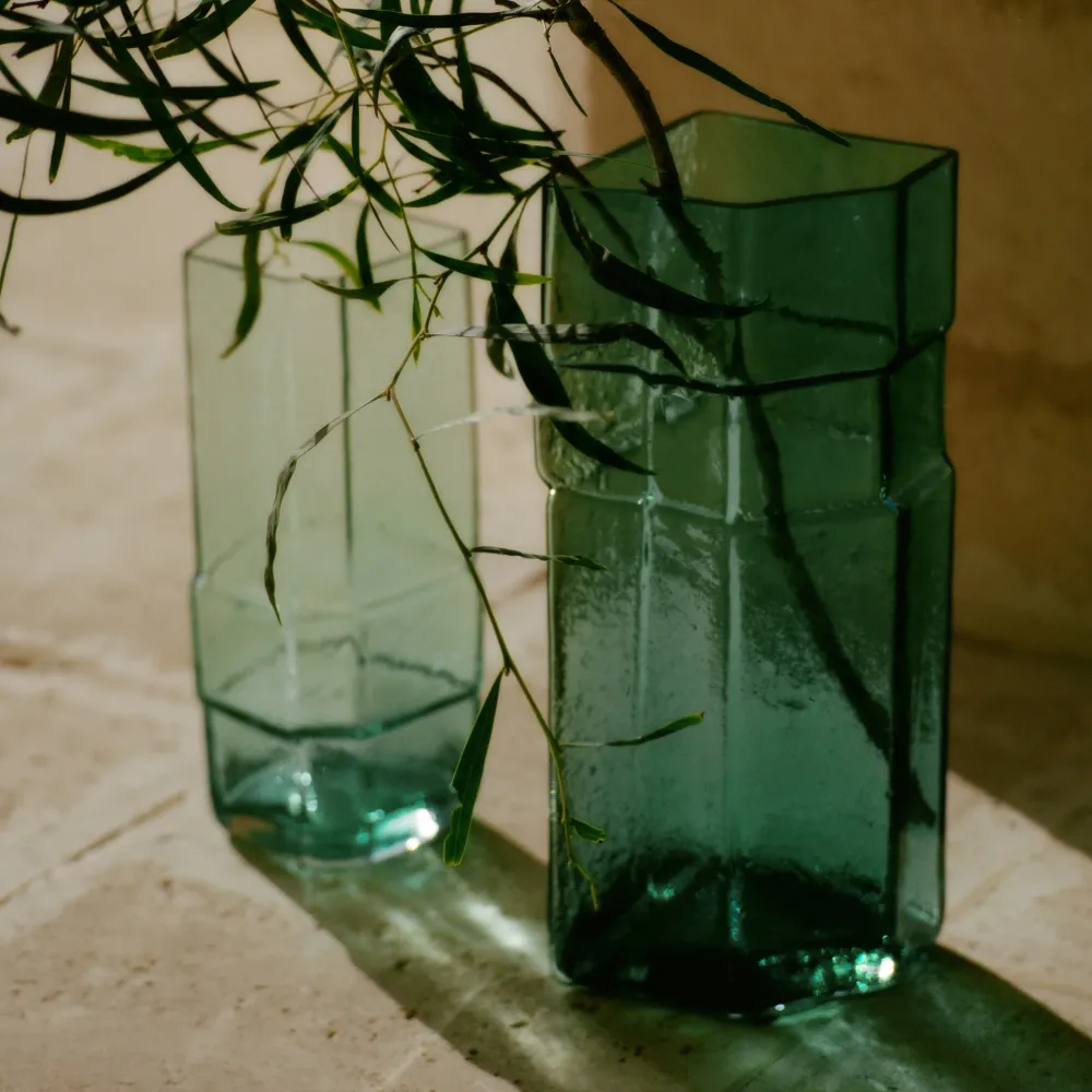 Váza Muro, Small, Green
