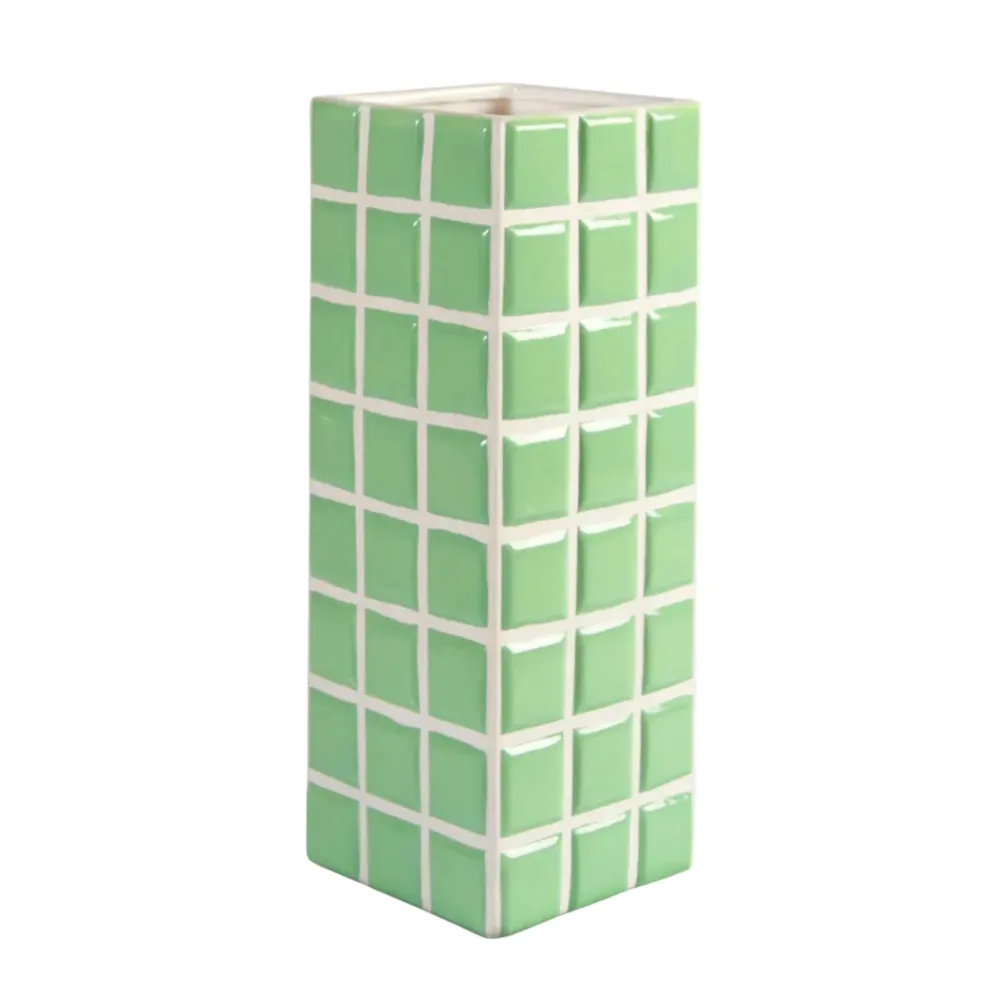 Váza TILE zelená