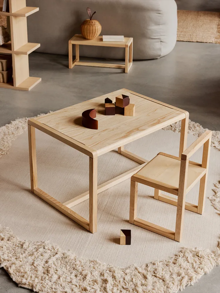 Dětská židle LITTLE ARCHITECT jasanový dýha