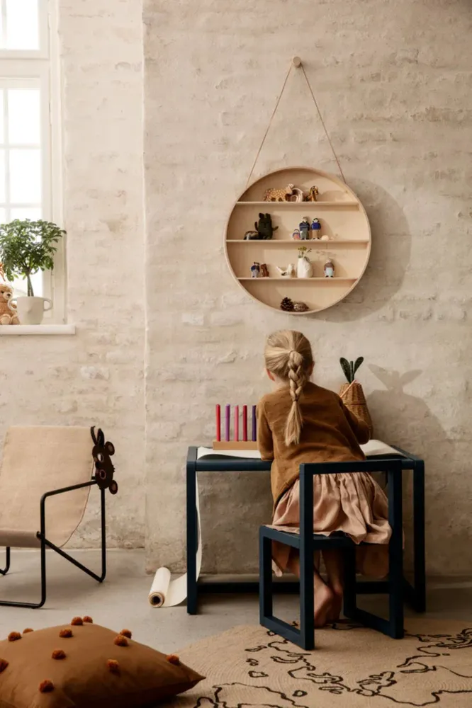 Dětská židle MALÝ ARCHITEKT tmavě modrá