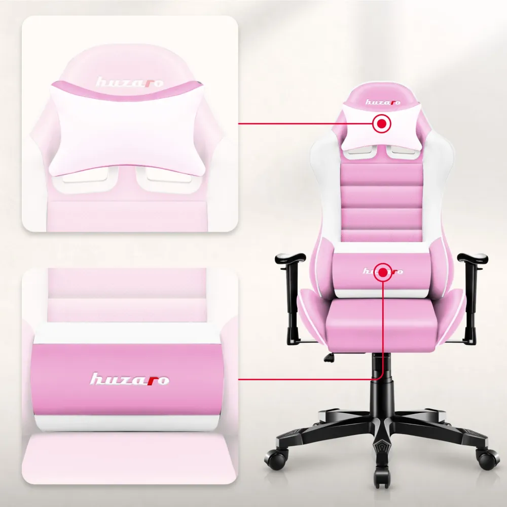 Herní židle Huzaro RANGER 6.0 růžová pro děti