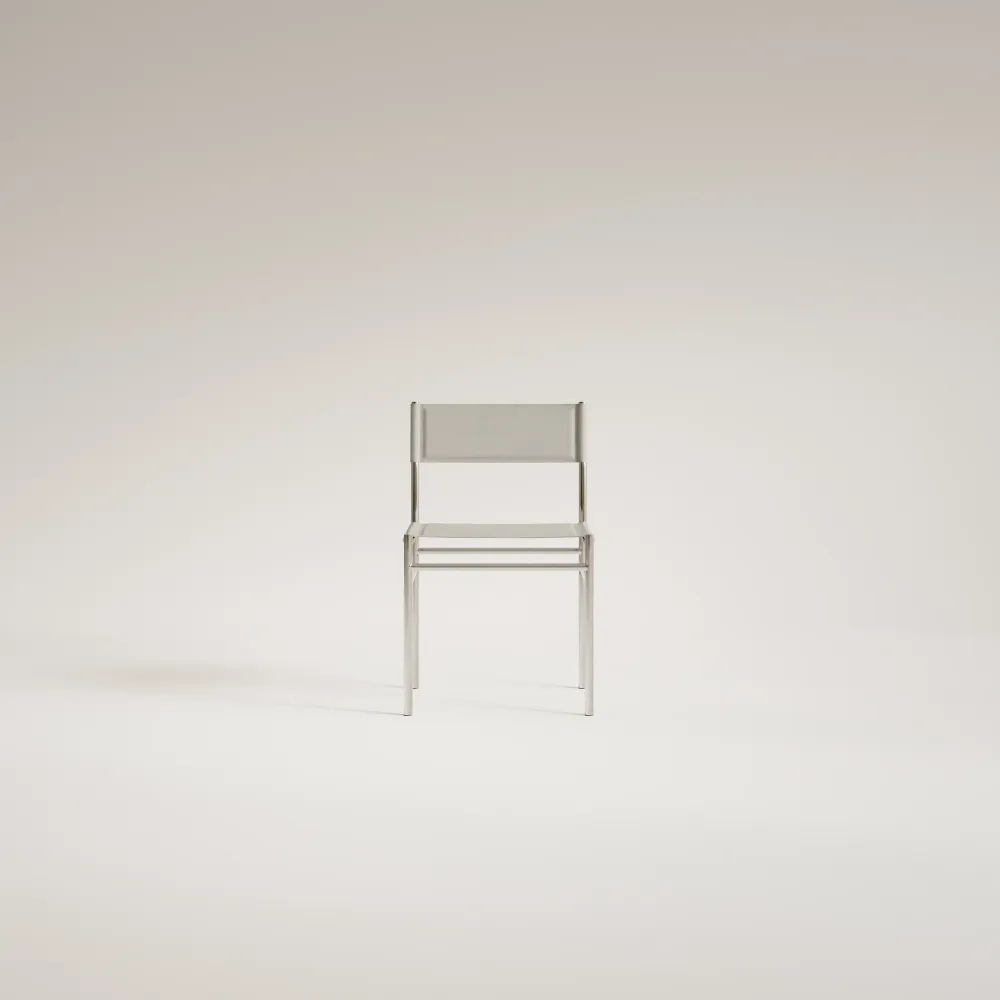 Židle FERRA ocel kůže