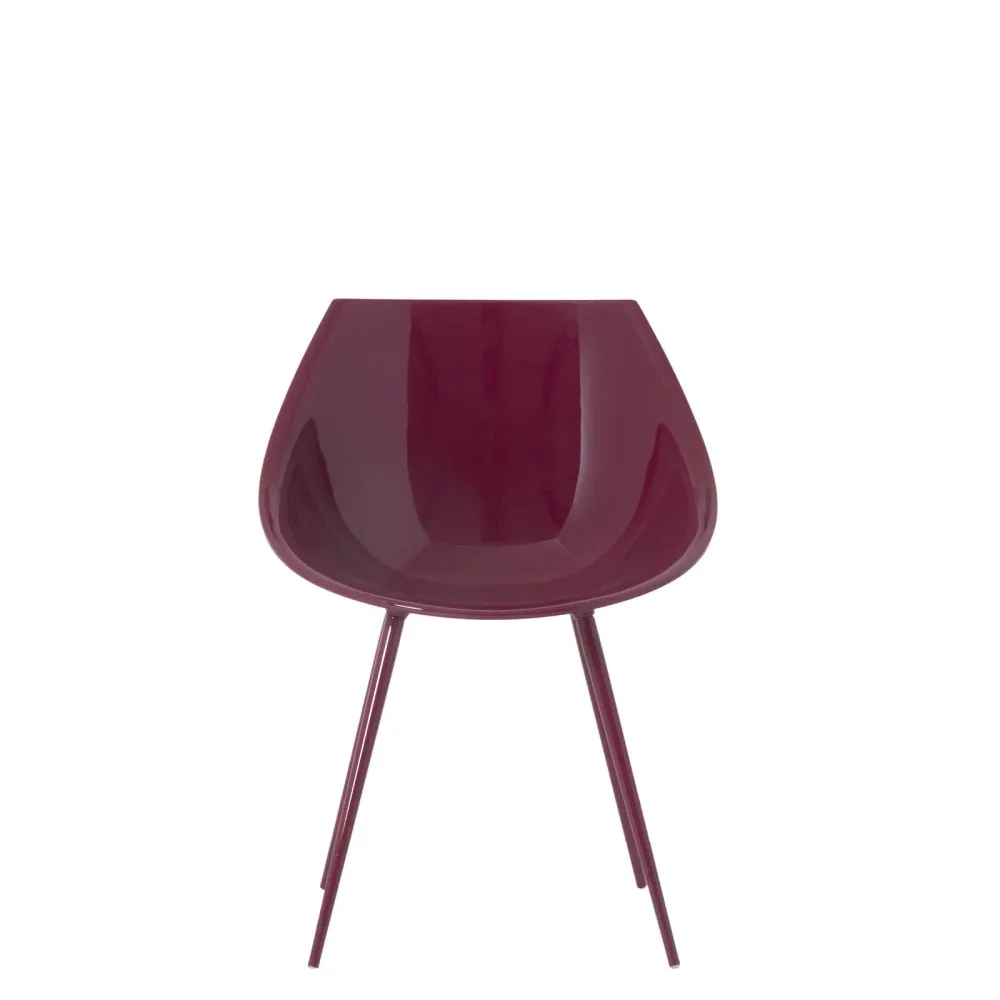 Židle LAGÒ burgundská