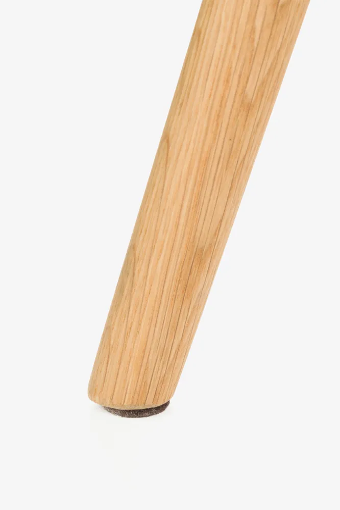 Židle LESTER hnědá s dřevěnou základnou