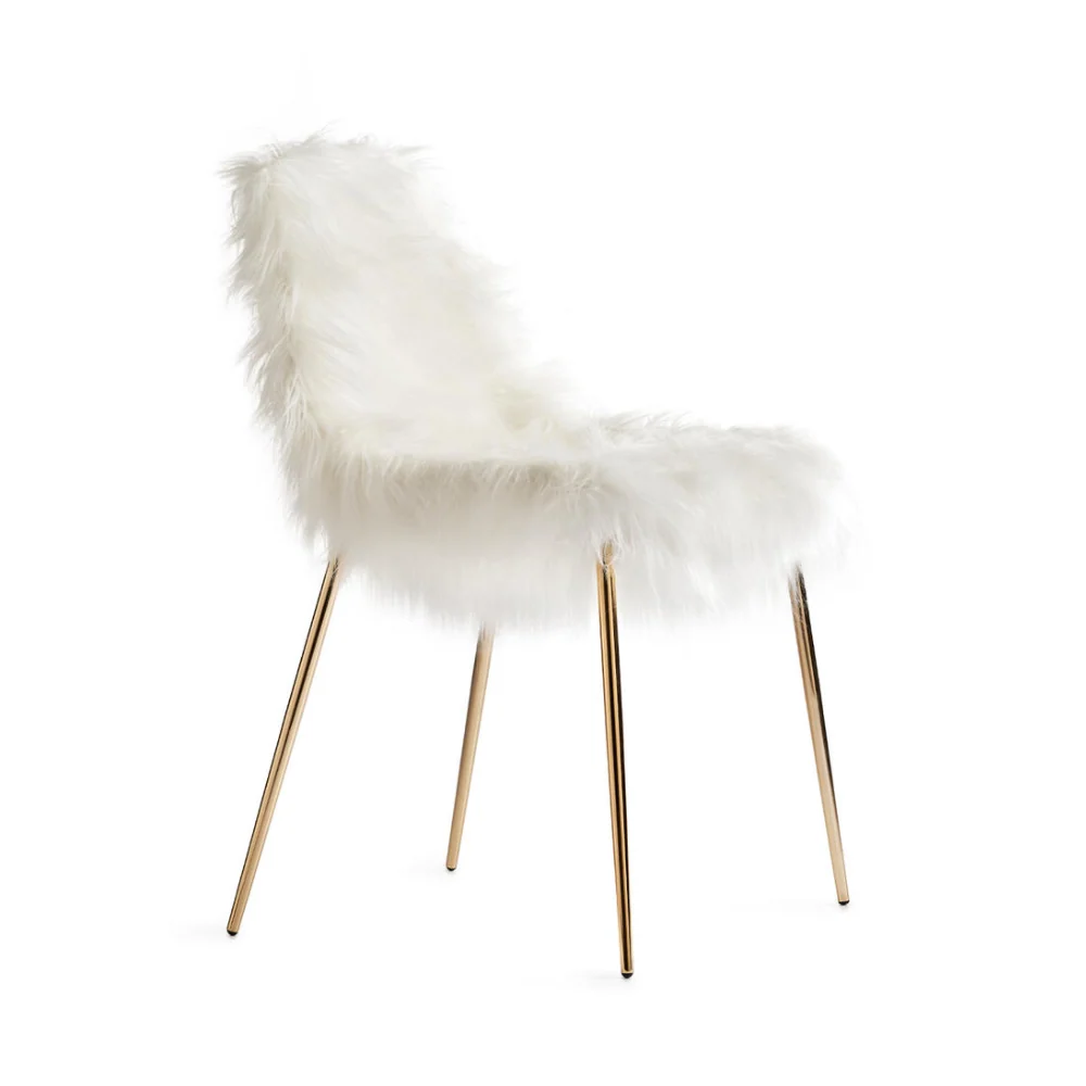 Židle MAMMAMIA FUR bílá