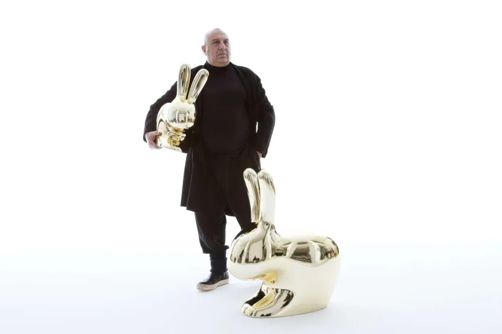 Židle RABBIT černá perla