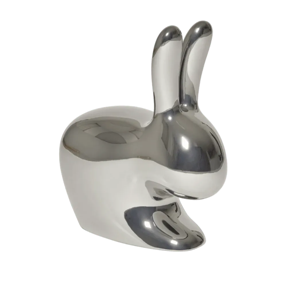 Židle RABBIT METALLIC stříbrná