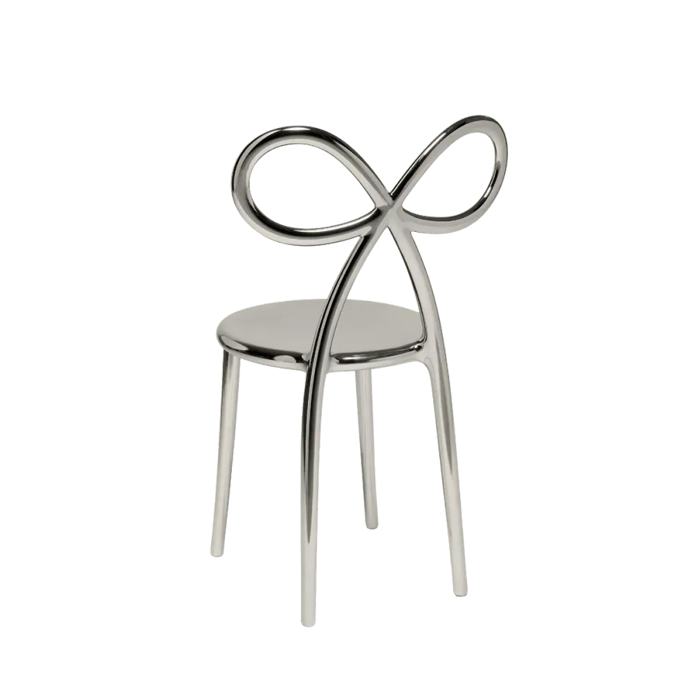 Židle RIBBON stříbrná