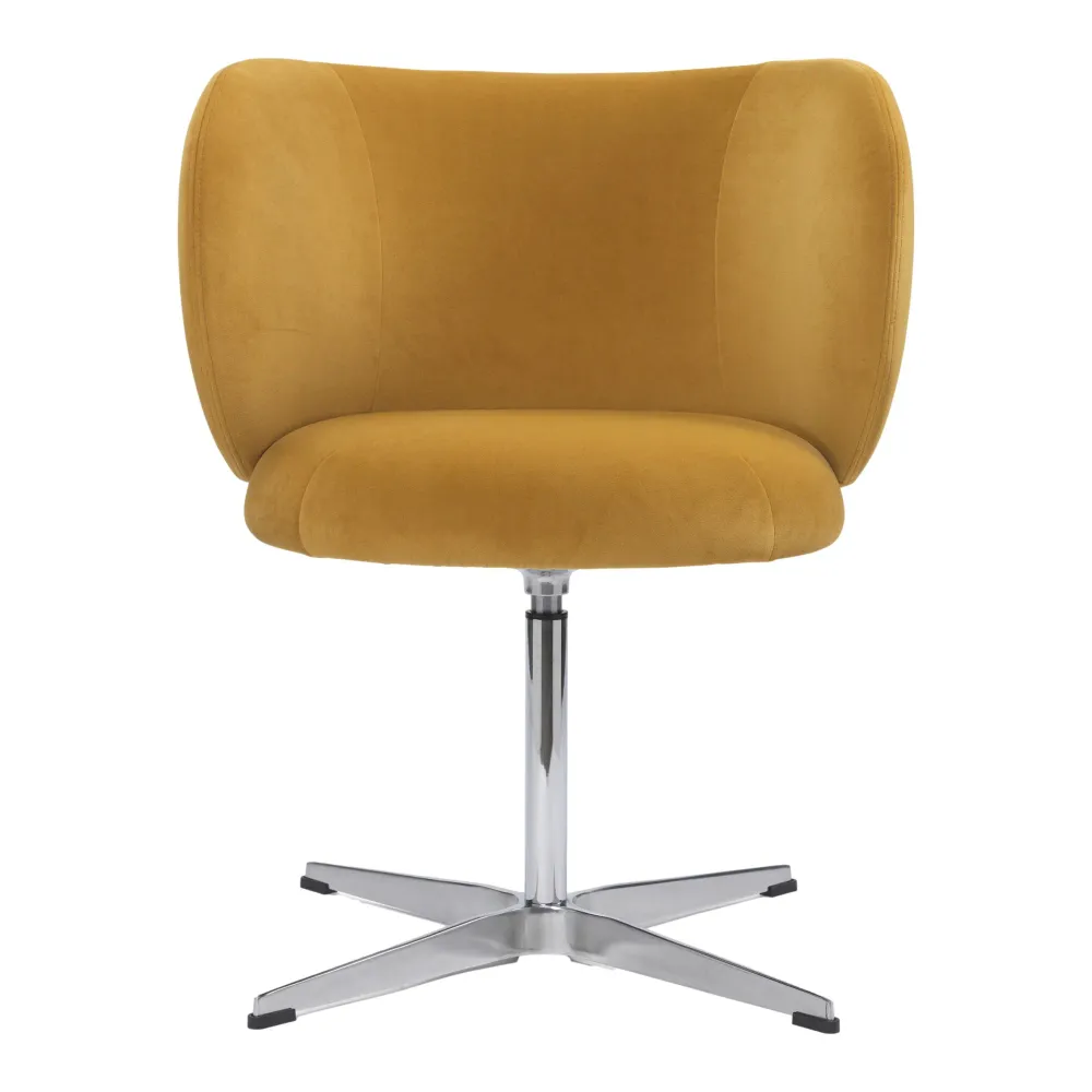 Židle Rico, Swivel, Rich Velvet, Honey