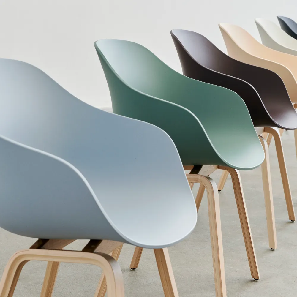 Jídelní židle AAC 222, Oak / Dusty mint