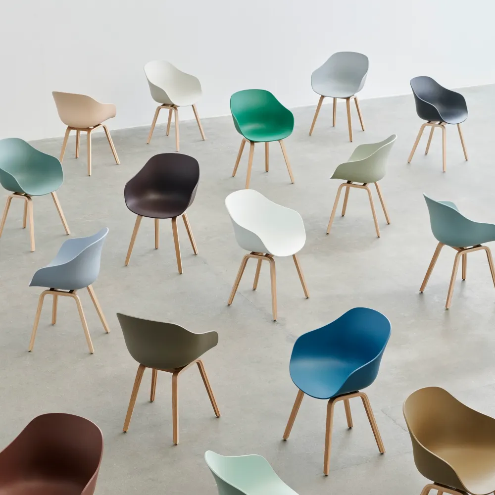 Jídelní židle AAC 222, Oak / Dusty mint
