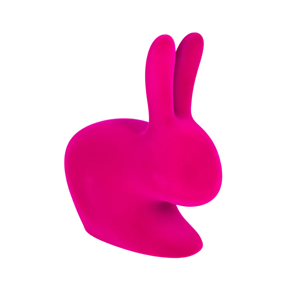 Křeslo BABY RABBIT VELVET fuchsie