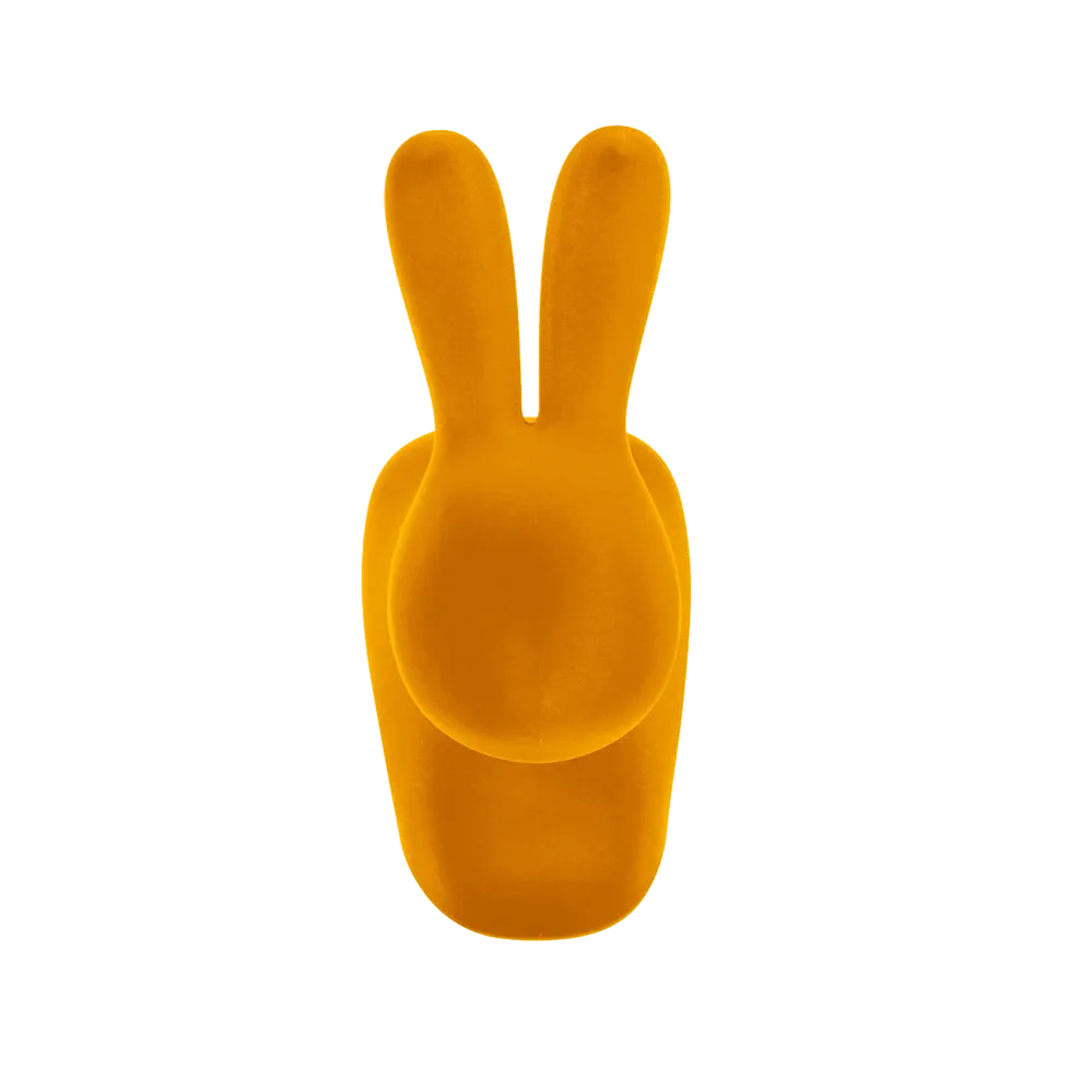 Křeslo BABY RABBIT VELVET žluté