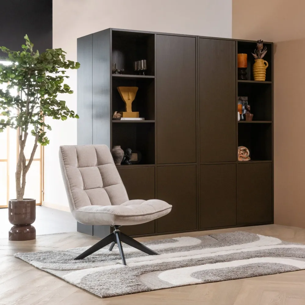 Křeslo JOUKE jasně béžové szenil