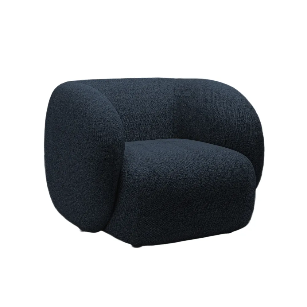 Křeslo KATE granátová boucle