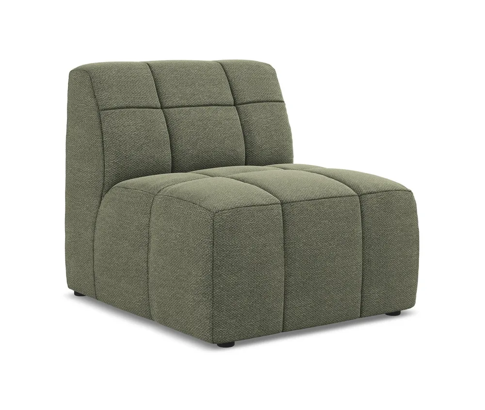 Křeslo / modul ALOHA olivový boucle