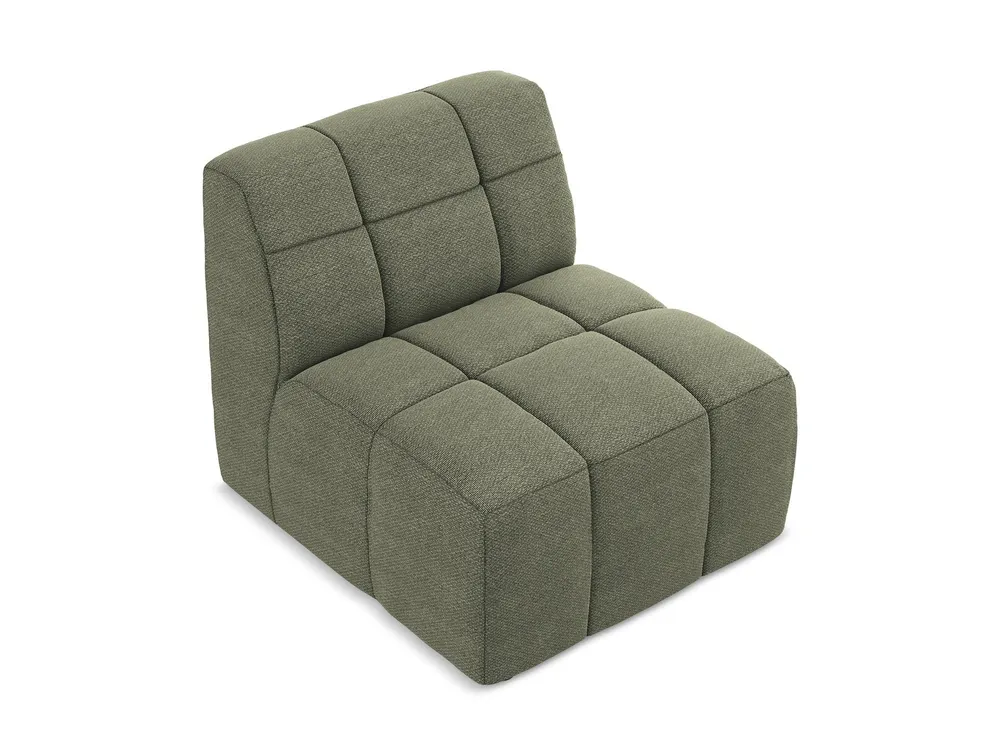 Křeslo / modul ALOHA olivový boucle