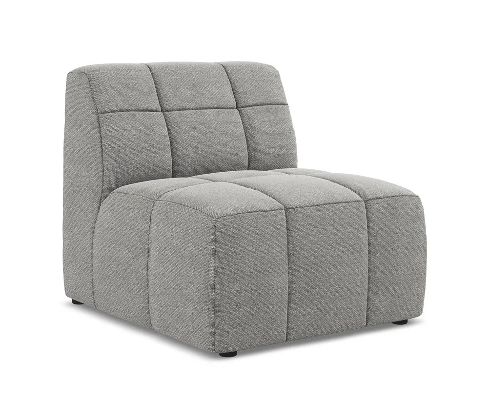 Křeslo / modul ALOHA světle šedý boucle