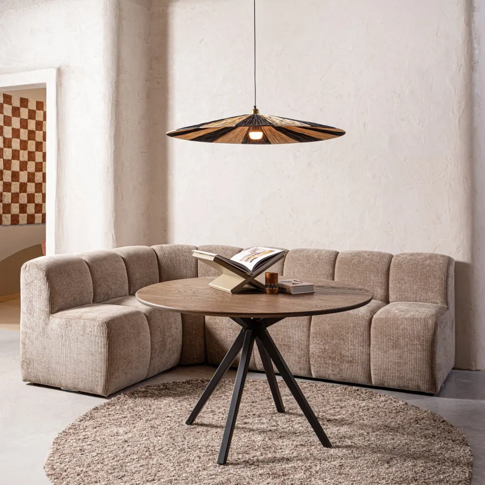 Křeslo / modul MOJO BENCH ecru samet