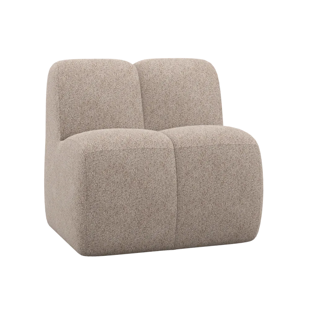 Křeslo / modul MOJO BENCH pískový beránek