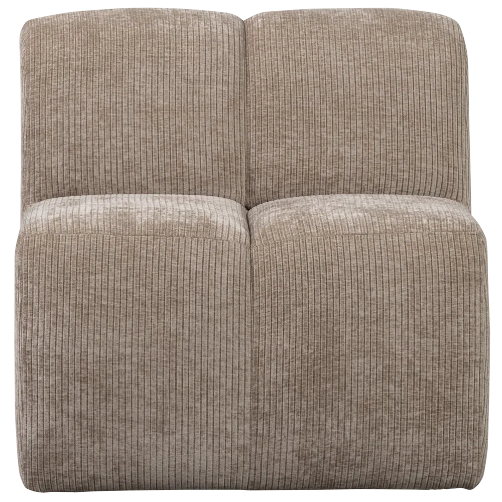 Křeslo / modul MOJO BENCH pískový kordurovým materiálem