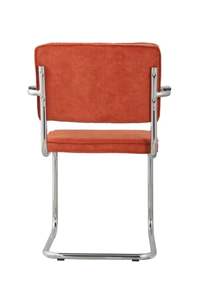 Křeslo s opěrkami RIDGE RIB oranžové