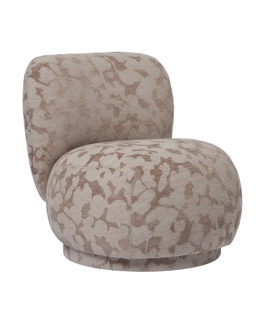 Křeslo otočné RICO PICCOLO LOUNGE Cilla taupe