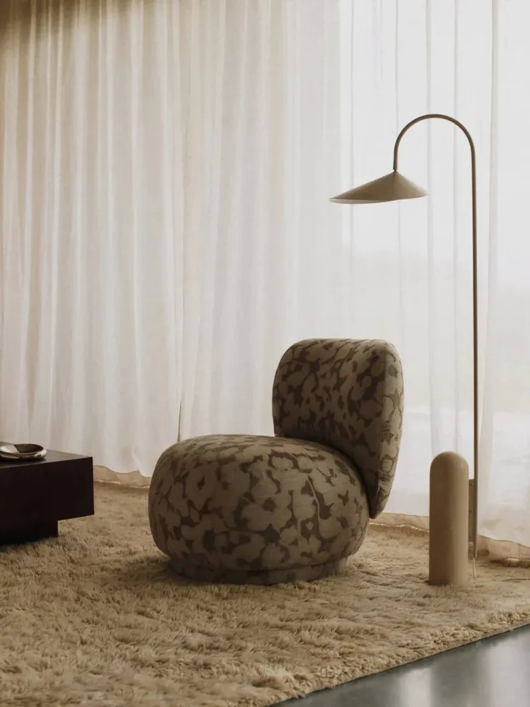 Křeslo otočné RICO PICCOLO LOUNGE Cilla taupe