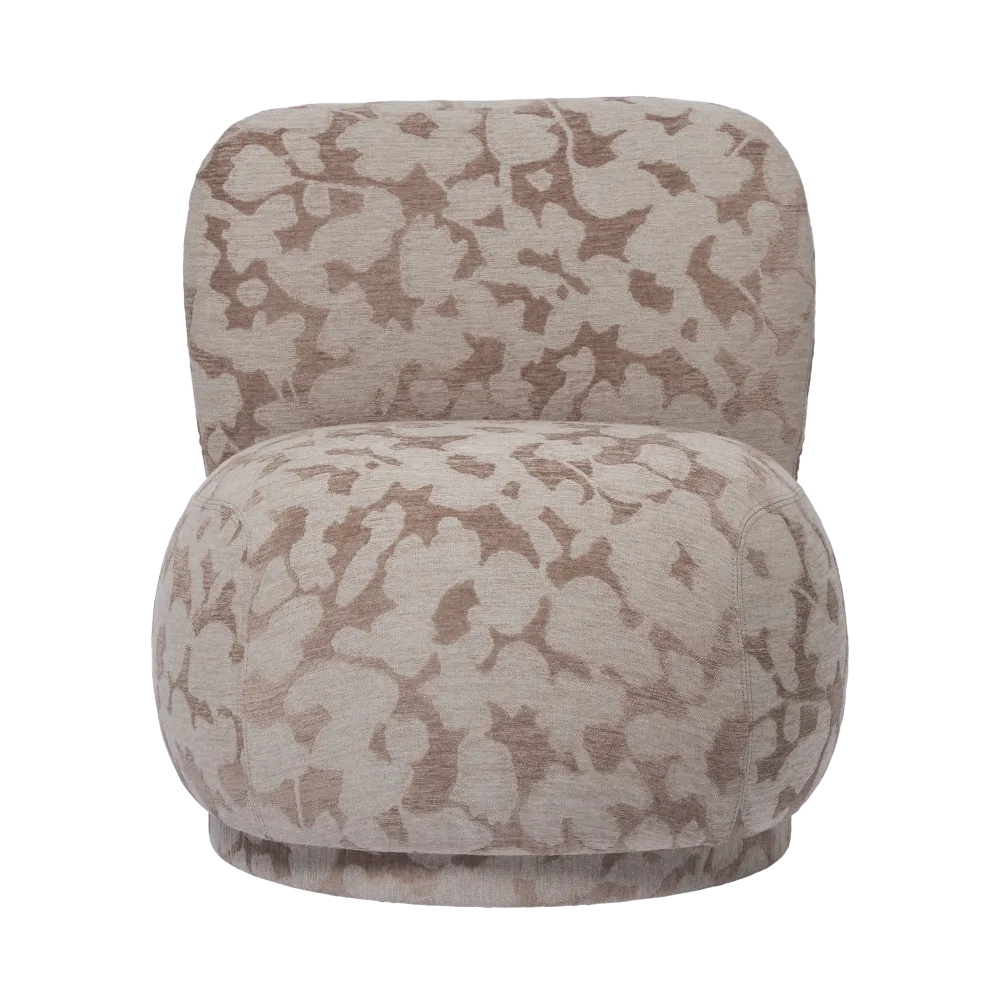 Křeslo otočné RICO PICCOLO LOUNGE Cilla taupe