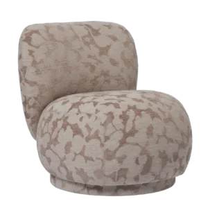 Křeslo otočné RICO PICCOLO LOUNGE Cilla taupe