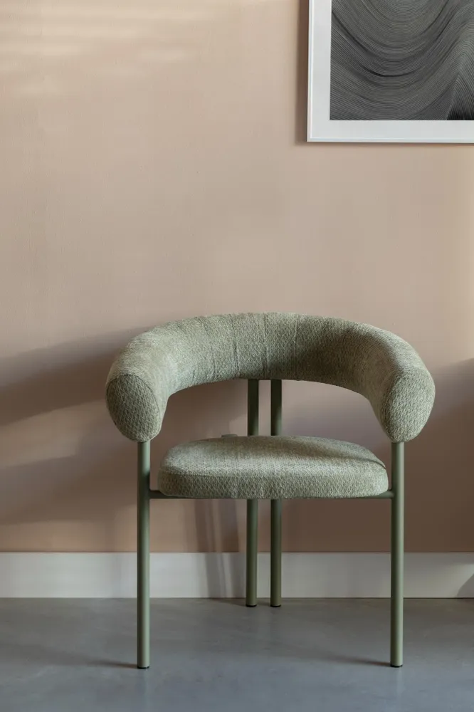 Křeslo s područkami HEELS zelené