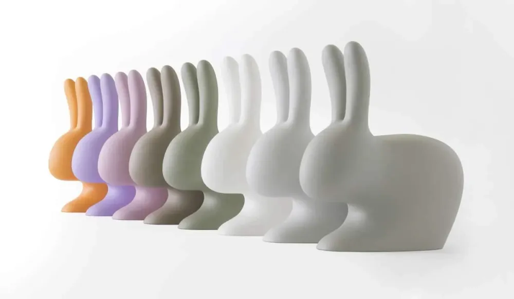 Křeslo RABBIT holubí šedá
