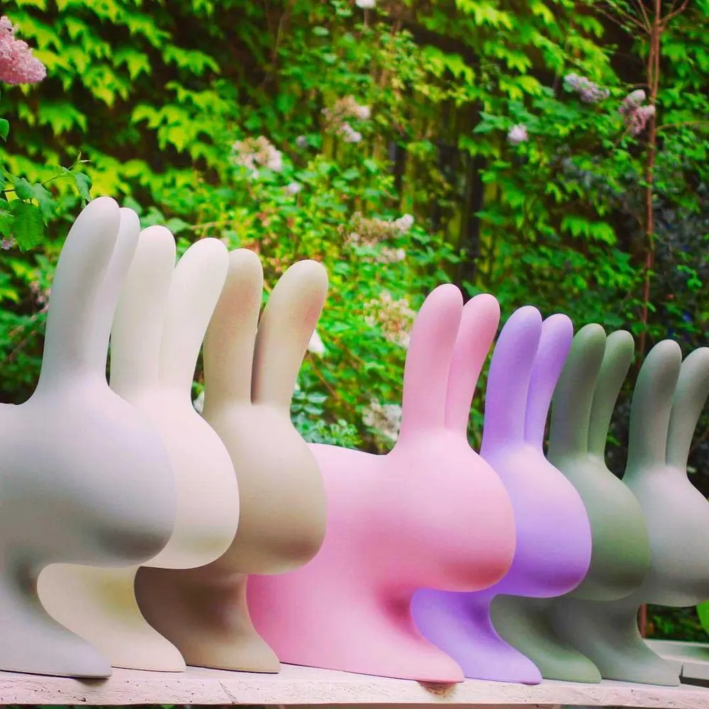 Křeslo RABBIT holubí šedá