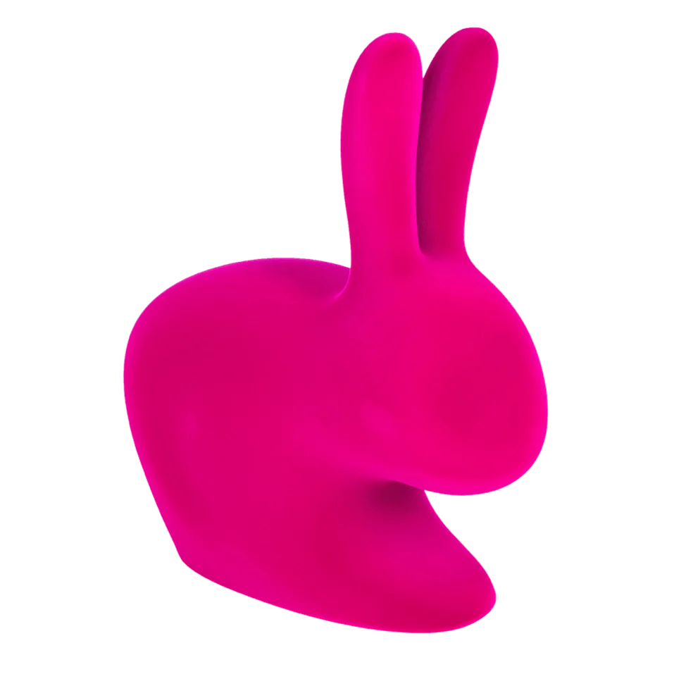 Křeslo RABBIT VELVET fuchsie
