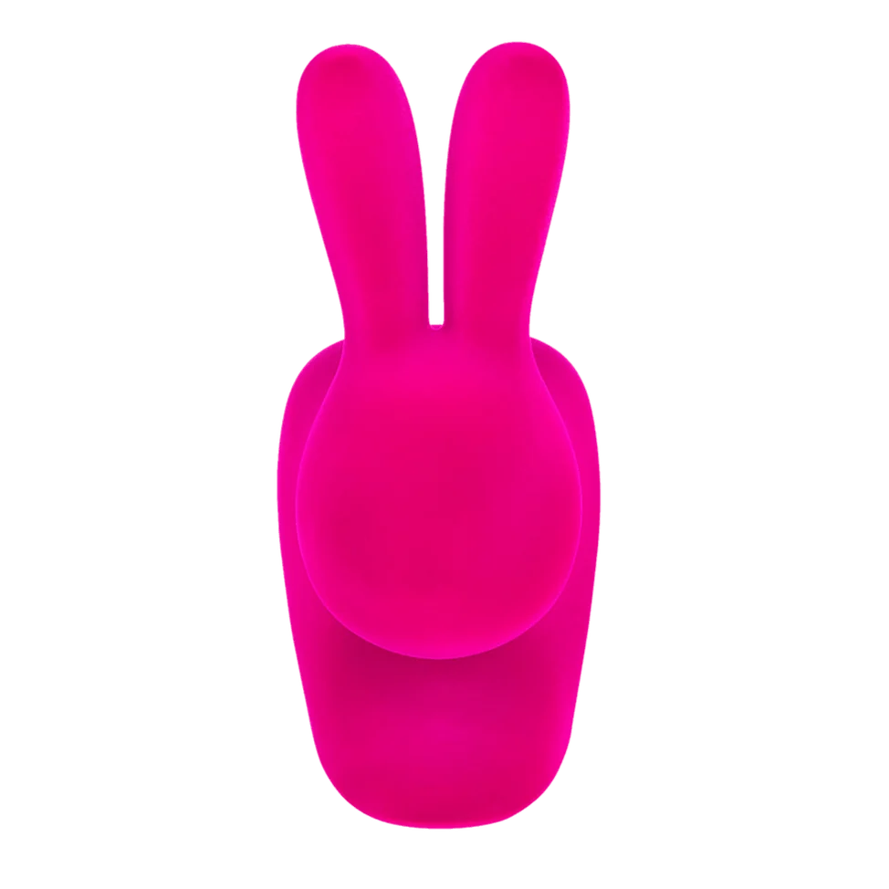 Křeslo RABBIT VELVET fuchsie