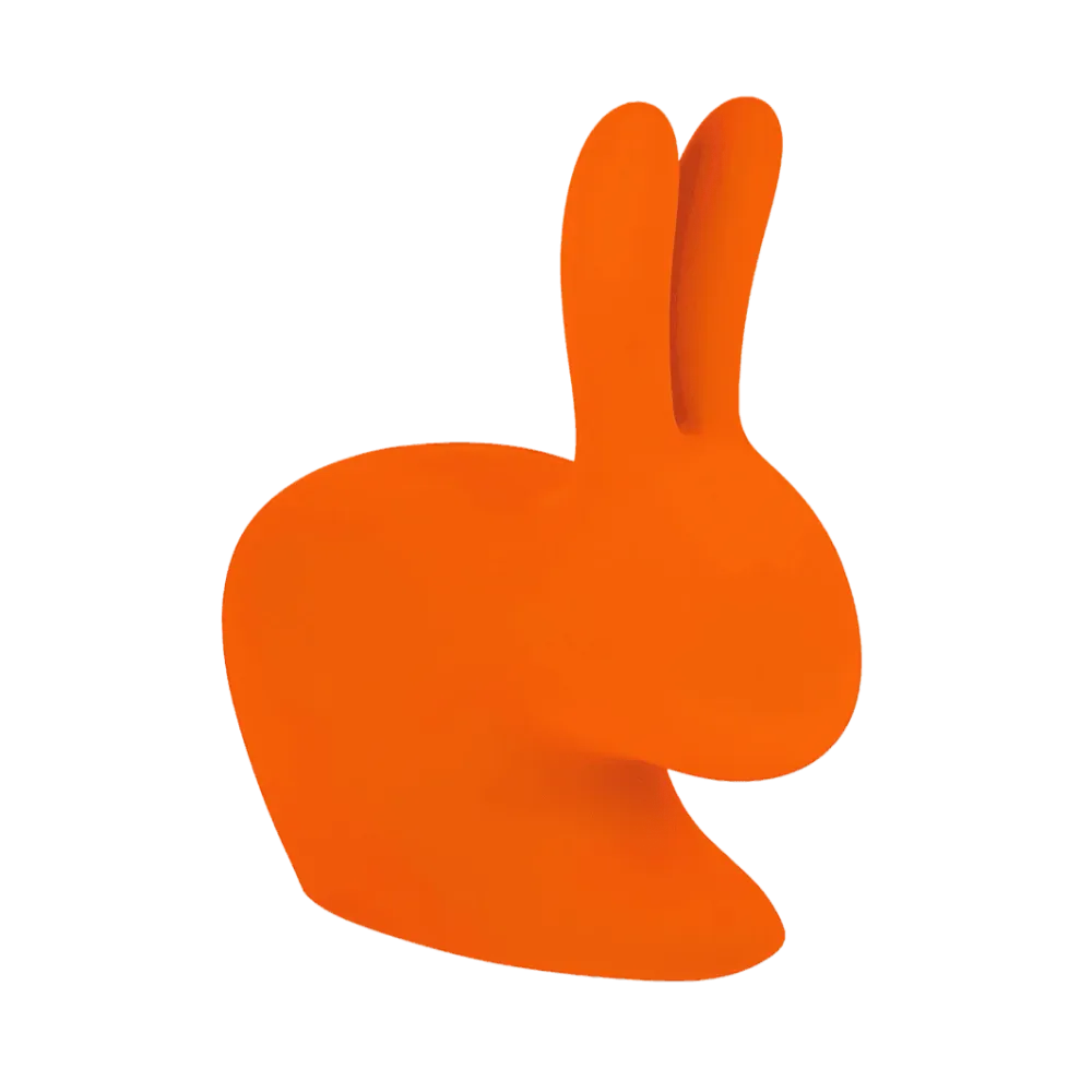Křeslo RABBIT VELVET oranžové