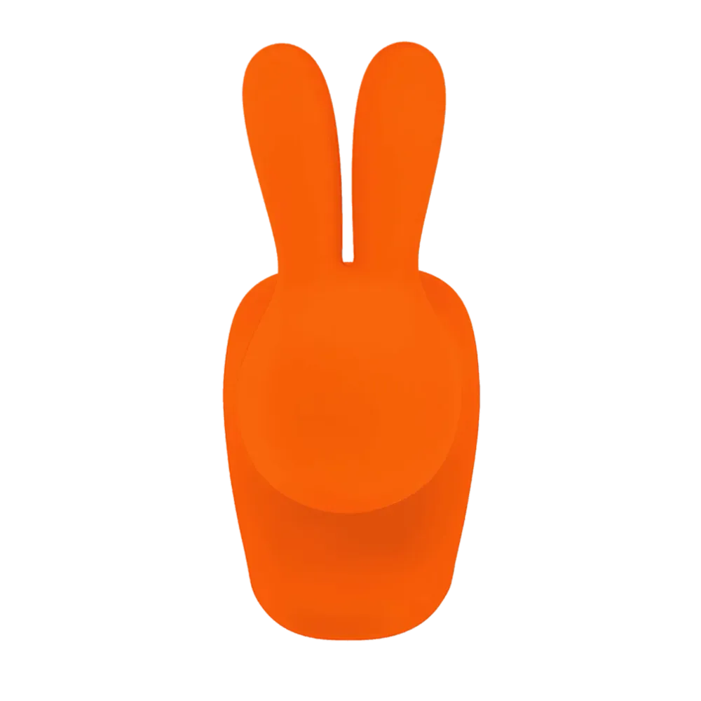 Křeslo RABBIT VELVET oranžové