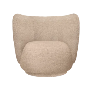 Křeslo RICO LOUNGE béžový boucle