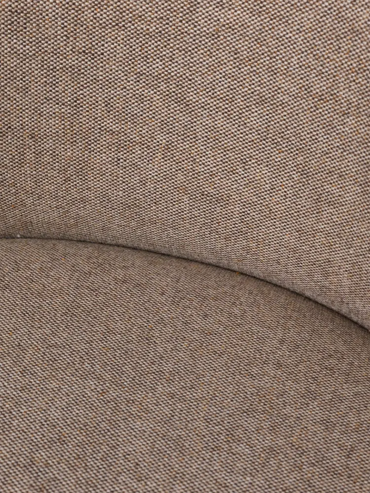 Křeslo RICO LOUNGE Hlavní řada Flax kávový