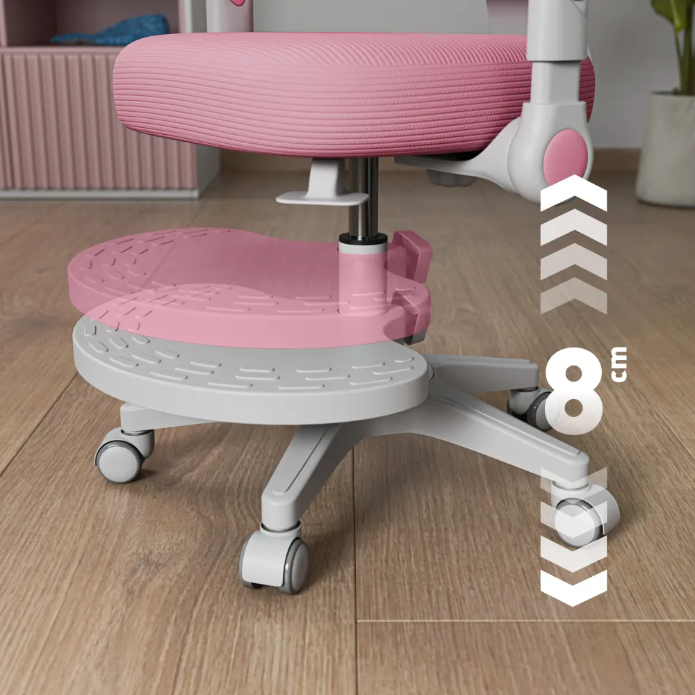 Otočná židle Mark Adler JUNIOR 5.0 růžová