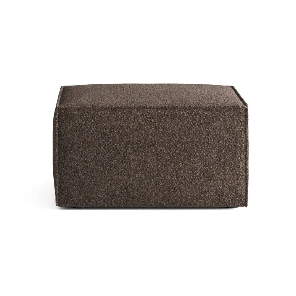 Modulární pohovka ANDO - hnědý boucle puf