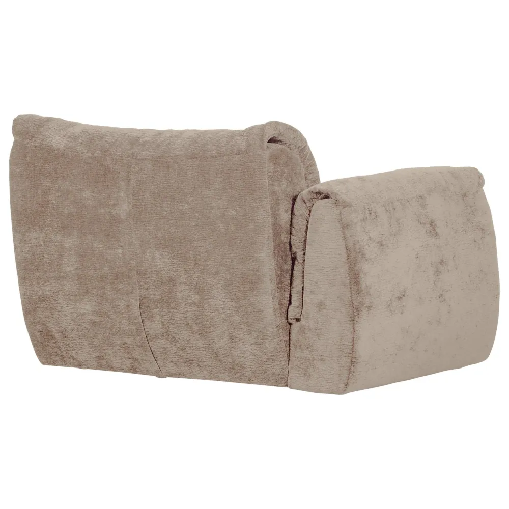 Modulární pohovka BAGGY 3D - levý prvek pískový